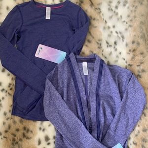 Ivivva Own The Move Shrug & Calm To Energy LS Tee